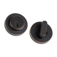 thumbnail image 2 of Sure-Loc DB201-MD 15 Modern Solid Brass Single Cylinder Keyed Entry Deadbolt - Nickel, 2 of 4