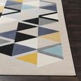 thumbnail image 5 of Mark&Day Area Rugs, 5x7 Domwier Modern Mustard Area Rug, Aqua Beige Black Carpet for Living Room, Bedroom or Kitchen (5'3" x 7'3"), 5 of 8