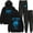 black, variant on Jey Uso Yeet Merch Logo hoodies suits pocket drawstring hoodies sweatshirt men/women Strap sports pants