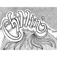 thumbnail image 3 of Varacek, Pam 24x19 Black Modern Framed Museum Art Print Titled - Chillin Free, 3 of 5