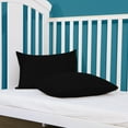 thumbnail image 5 of Flxxie 2 Pack Brushed Microfiber Toddler Pillowcases with Zipper Closure, Super Soft and Cozy Travel Pillow Covers, 13" x 18", Fits Pillows Sized 12"x16" 13"x18" 14"x19", Black, 5 of 5