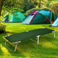thumbnail image 1 of Magshion Portable Military Fold Up Camping Bed Cot with Storage Bag, Green, 1 of 5