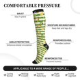 thumbnail image 2 of Sikiie Watercolor St Patrick Day 1 Pairs Compression Socks for Men and Women 15-20 mmHg Running Support Socks, 2 of 7