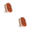 thumbnail image 1 of Bewildely Masajeador de cuero cabelludo Accesorio de limpieza corporal Hogar Simple Silicona Accesorios de baño para el hogar Masajeadores de Rosado 2Conjunto, 1 of 6