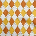 thumbnail image 1 of oneOone Rayon Red & Yellow Fabric Check Argyle Craft Projects Decor Fabric Printed By The Yard 56 Inch Wide, 1 of 4