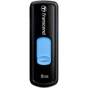 8GB JETFLASH 500 USB 2.0 DRIVE BLACK DSHIP AVAIL (Best 8gb Flash Drive)