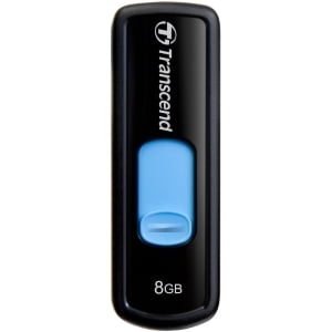 Jetflash 700 Flash Drive - 8GB JETFLASH 500 USB 2.0 DRIVE BLACK DSHIP AVAIL