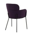 thumbnail image 4 of LumiSource Milan Chairs, Purple Noise/Black, Set Of 2 Chairs, 4 of 7