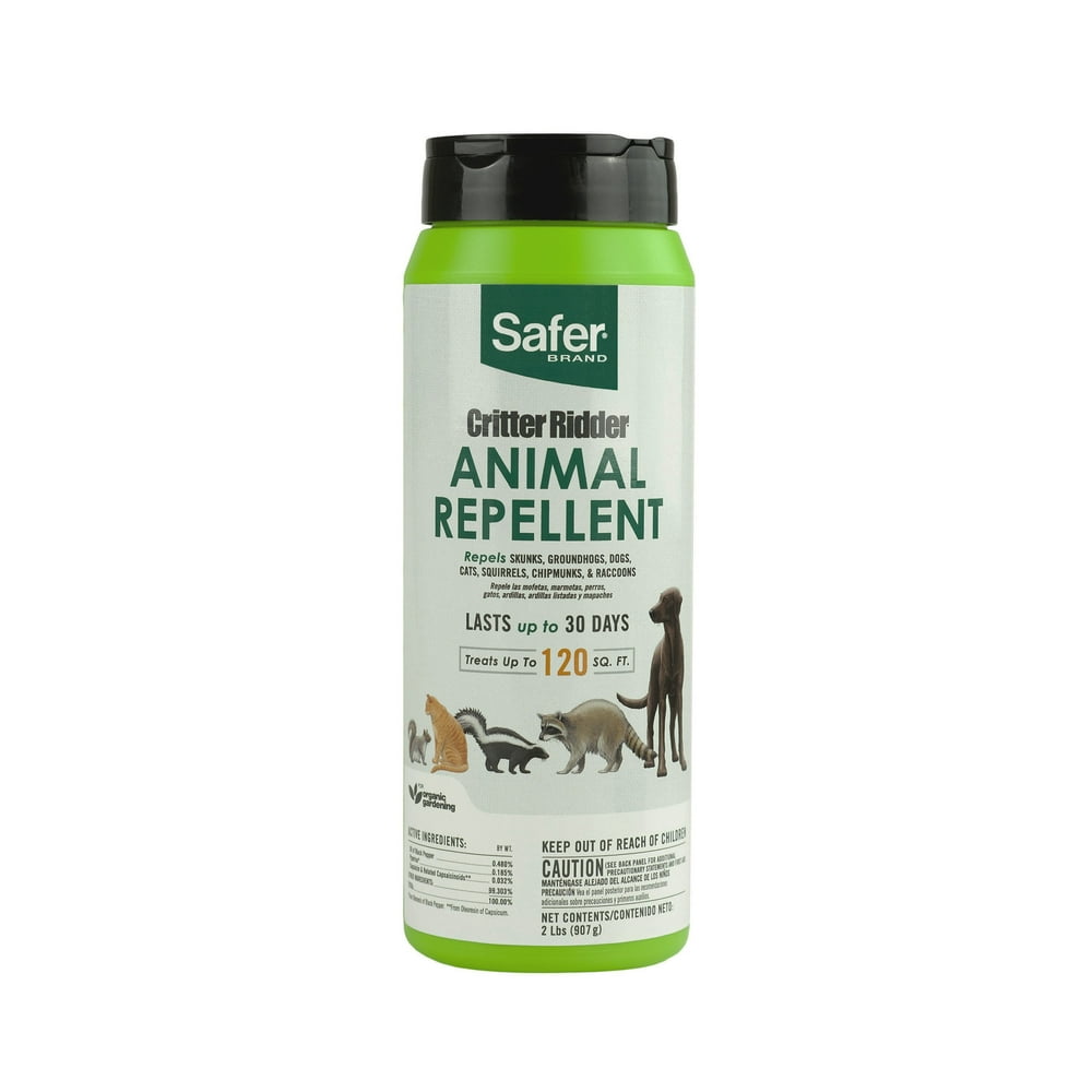 Safer Brand Critter Ridder Pest Animal Repellent Granules 2 lb Bottle