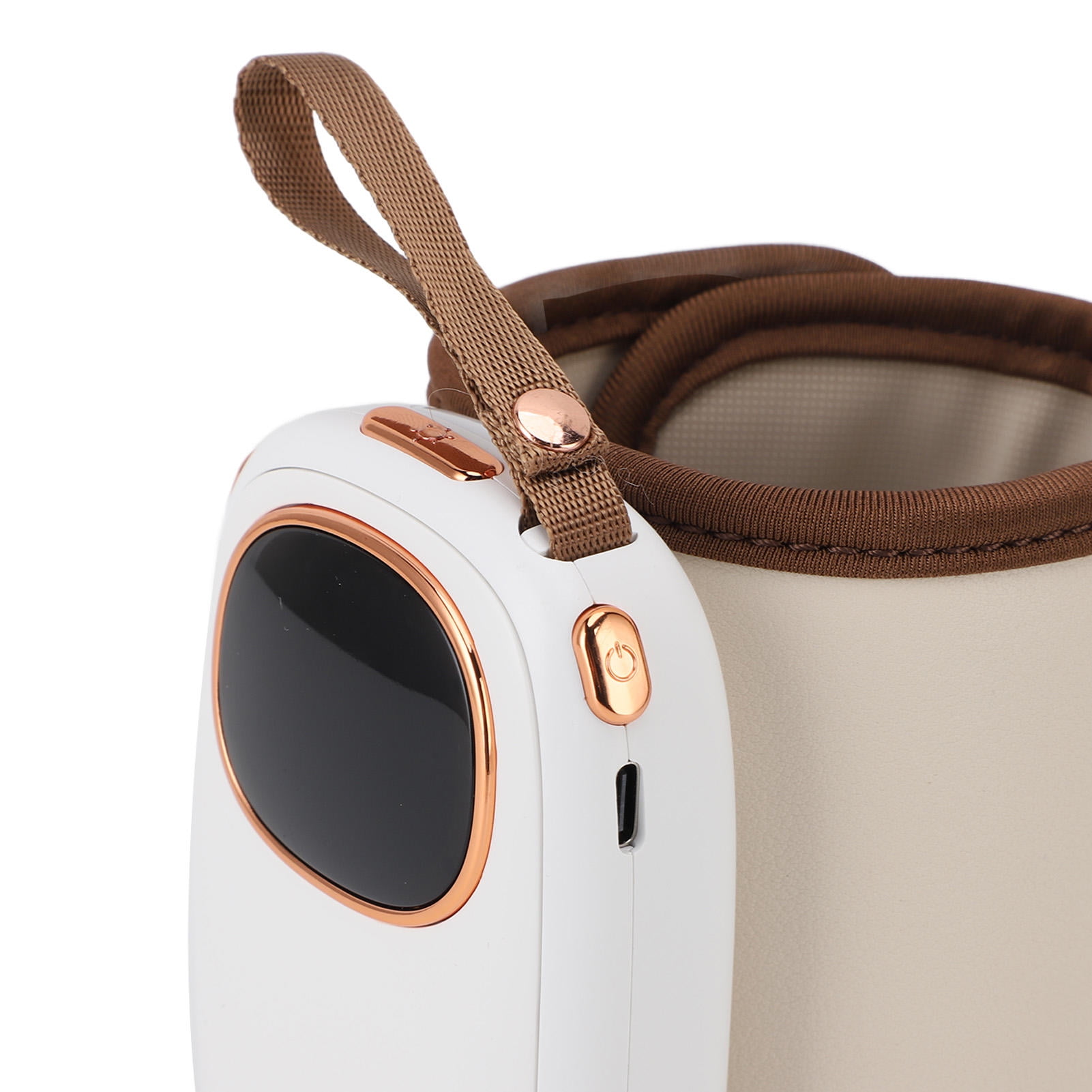 LAZIOEGR USB Portable Baby Bottle Warmer – 18W Fast Heating, Constant Temperature, Insulation Sleeve, Travel‑Ready