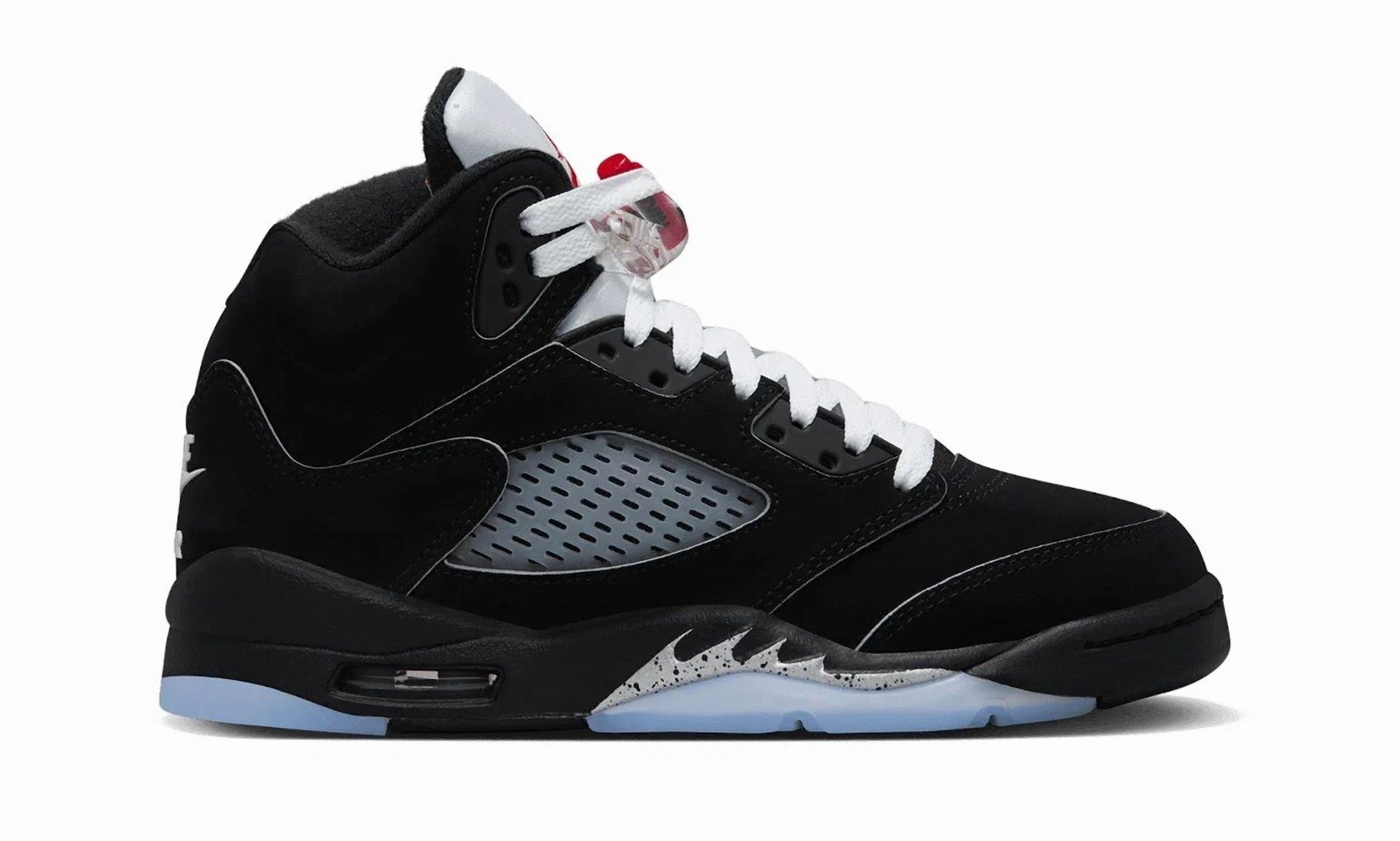 靴 NIKE AIR JORDAN 5 RETRO Black Nike Size 5 - Air Jordan 5 Retro OG Black Metallic Reimagined