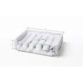 thumbnail image 5 of SunnyPoint Classic Kitchen, Bathroom Faux Marble Soap, Sponge Dish Drainer Holder, 5 of 6