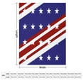 thumbnail image 2 of American Flag Design-1 Print Blanket Warm Throw Blanket Soft Flannel Lightweight Throw Blankets Couch Bed Travel Bedding Room Decor for Kids Teens Adults, 2 of 7