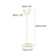 thumbnail image 2 of Table Number Holders 220mm Tall 70mm Base Width Heart Golden, 12 Pieces, 2 of 5