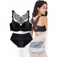 thumbnail image 3 of Womens Full Figure Beauty Back Smoothing Bra No Underwire - Butterfly Beauty Back No Trace Gathering Large Size Ultra Thin Soft Comfortable Breathable Bra, 3 of 9