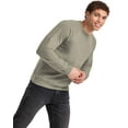 thumbnail image 4 of Hanes Originals Men's French Terry Sweatshirt Camouflage Green Heather 2XL, 4 of 5