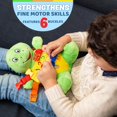 thumbnail image 2 of Juguetes de peluche con hebilla Bucky Turtle Montessori de 1 a 3 años, 2 of 6