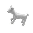 thumbnail image 2 of kurtrusly 1PC Mannequin PU Leather Standing Position for Display Toys White S Dog 1Set, 2 of 6