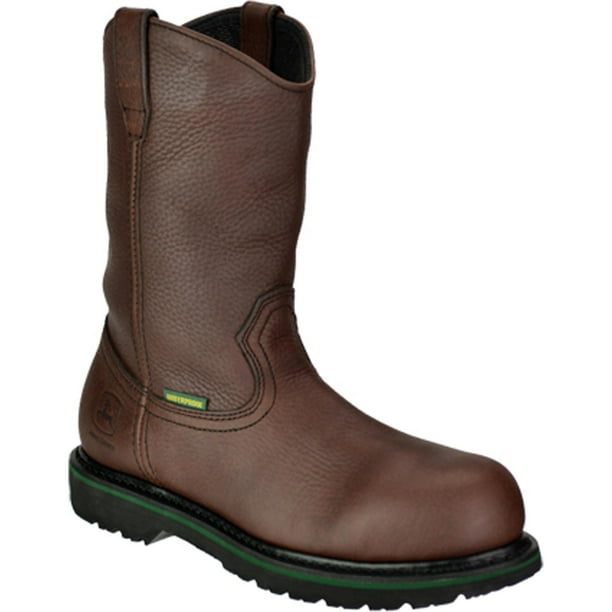 John Deere John Deere Men's Wellington Dark Brown Waterproof ST Work
