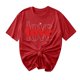 thumbnail image 1 of Camisetas de Manga Corta para Mujeres, Camiseta de Cuello Redondo Impresa de Moda, Primavera Y Verano Casual, 1 of 8