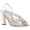 New Silver Baby Glitter, variant on Nina Womens Shaya 2 Strappy Rhinestone Block Heels