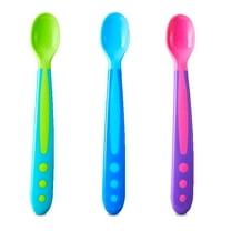Parent's Choice Plastic First Stage Infant Feeding Spoons, BPA-free, Multi-color, 6 Pack