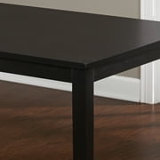 TMS Mason 5-Piece Cross Back Indoor Dining Set, Includes Table and Chairs, Black