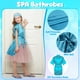 thumbnail image 3 of Kit de fiesta de spa Homewarm, 122 unidades, azules, para niñas, con batas de satén, 3 of 8
