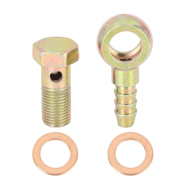10mm Diámetro Banjo Manguera Púa Perno Montajes Metal para Motocicleta Coche