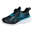thumbnail image 5 of Otqutp Kids Boys Athletic Shoes Lace-Up Non-Slip Lightweight Sneaker Y2K Streetwear Running Hiking Tennis Sports Shoes, 5 of 7