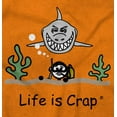 thumbnail image 2 of Scuba Diver Shark Life is Crap Funny Men's Graphic T Shirt Tees Brisco Brands X, 2 of 6