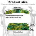 thumbnail image 6 of HELLHERO Yellow-Green Tie-Dye Palm Leaves Quick Installation Backrest Covers with Easy to Clean and Comfortable Polyester, 6 of 7