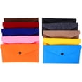 thumbnail image 4 of 10Pcs Felt Pockets Snap Button Envelopes Phone Storage Envelops Small Pockets Felt Storage Bag, 4 of 8