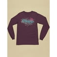 thumbnail image 3 of Waveflower Color Splash Long Sleeve T-Shirt Women's -Pipeline, 3 of 4