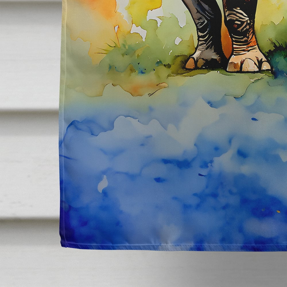 Rhinoceros House Flag 28 in x 40 in