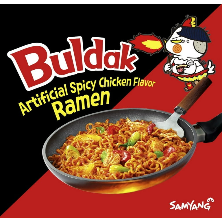 kalligraf bøf Erhvervelse Samyang Spicy Hot Chicken Flavor Instant Ramen, 4.94 oz, 5 pack -  Walmart.com