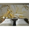thumbnail image 4 of 3D Wallpaper Golden Peacock SKU# WAL0218, 4 of 8