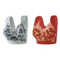 thumbnail image 4 of Paiwinds 2-Pack Bralette for Women Lace Hollow Out Wrap Style Bandeau with Strap Alluring Fashion Daily Layering, 4 of 6