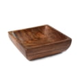 thumbnail image 2 of Handmade Single Piece Sheesham Wood Square Platter - Brown, 9 Inches | Serving Platter | Snacks Platter | Dining Table Platter | Condiment Platter, 2 of 5