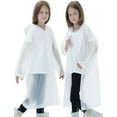 thumbnail image 4 of Lot de 2 Imperméables pour Enfants, Ponchos de Pluie Réutilisables avec Capuchon et Manches Imperméables pour Garçons et Filles, 4 of 6