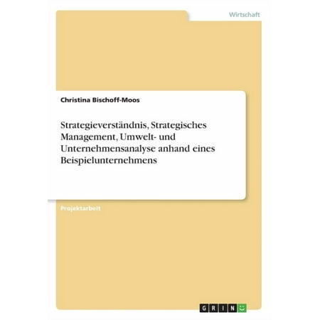 Strategieverständnis Strategisches Management Umwelt- und Unternehmensanalyse anhand eines Beispielunternehmens (Paperback)