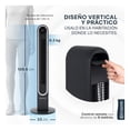 thumbnail image 4 of Ventilador de Torre 106 cm ESQUIMAL, Luz LED Ambiental, Pantalla Táctil con Temperatura, Oscilación 150°, 4 Velocidades, Temporizador 9 h, Control Remoto. Color Negro, 4 of 7
