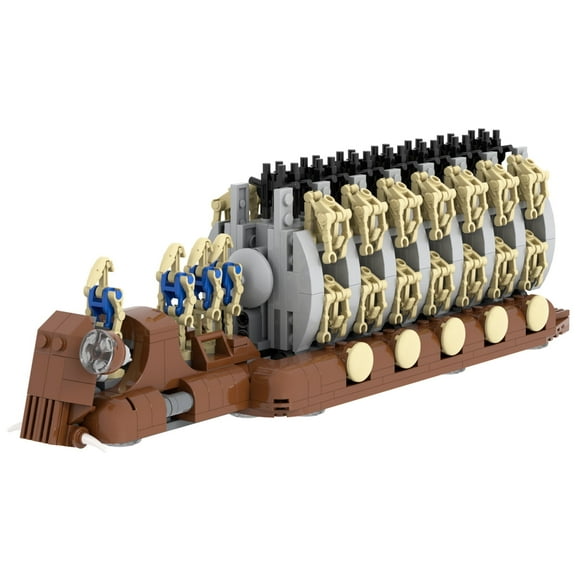 Star Wars Battle Droids Transport Troop Carrier MOC Building Block Set 478pcs