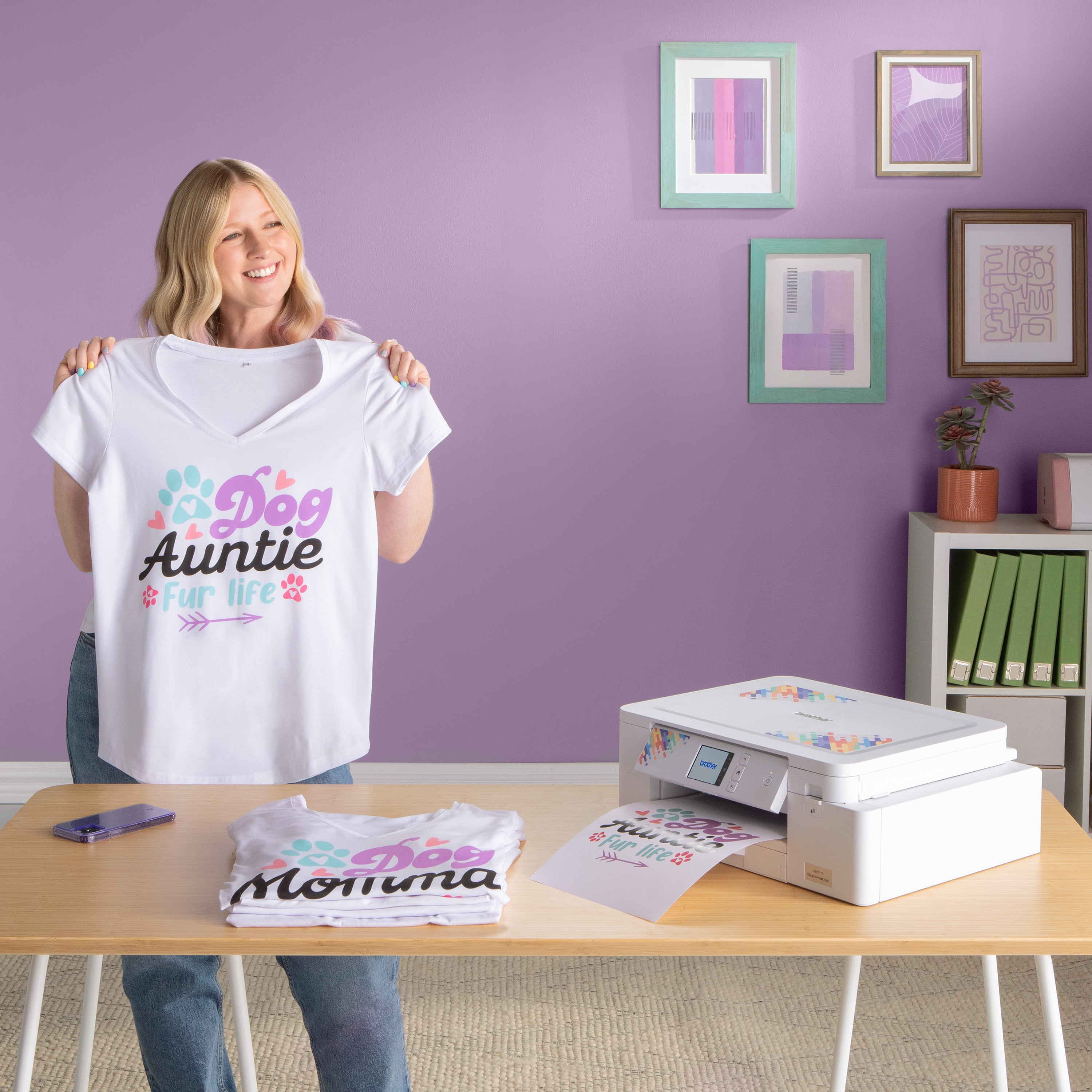 Brother SP1 High-Quality Wireless Sublimation Printer with Paper & Full-Size Inks