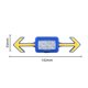 thumbnail image 2 of Luz trasera LED para bicicleta Luz trasera de advertencia recargable ligera (Azul), 2 of 6