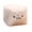 B, variant on Cute Tofu Leopard Plush Toy, 8.7-inch Square Leopard Doll Lovely Seal Face Plush Toy, Daily Decoration and Delicate Holiday Gift