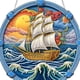 thumbnail image 3 of Kit de Arte con Diamantes Cgtredaw Forma Especial Barco Vela para Ventanas Jardín, 3 of 9