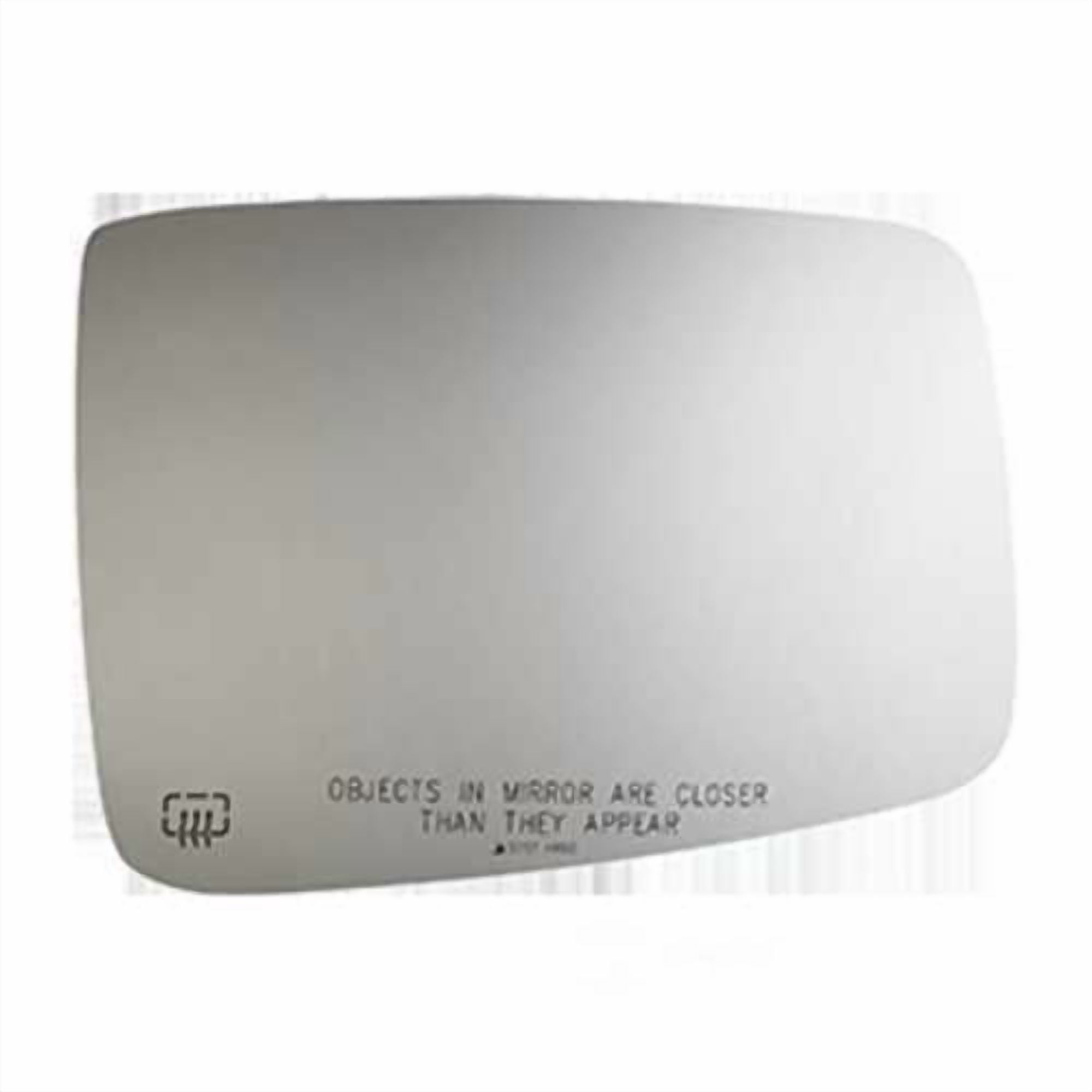 Burco Side View Mirror Replacement Glass with Motor Mount Plate - Clear Glass - 5717HRSG