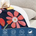 thumbnail image 4 of Yayeee Throw Blanket for Couch Soft Warm 50" x 60" Sofa Chair Bed Decoration, Bloom Flowers, 4 of 7