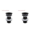 thumbnail image 1 of Advancent RecabLeght Pop-Up BASIN SINK Filter Drain Device Hair Catcher Sink Colador BAÑO COCINA ACCESSORI Bath Waste Stopper la aleación tiene desbordamiento 2piezas Advancent  CBP065966, 1 of 6